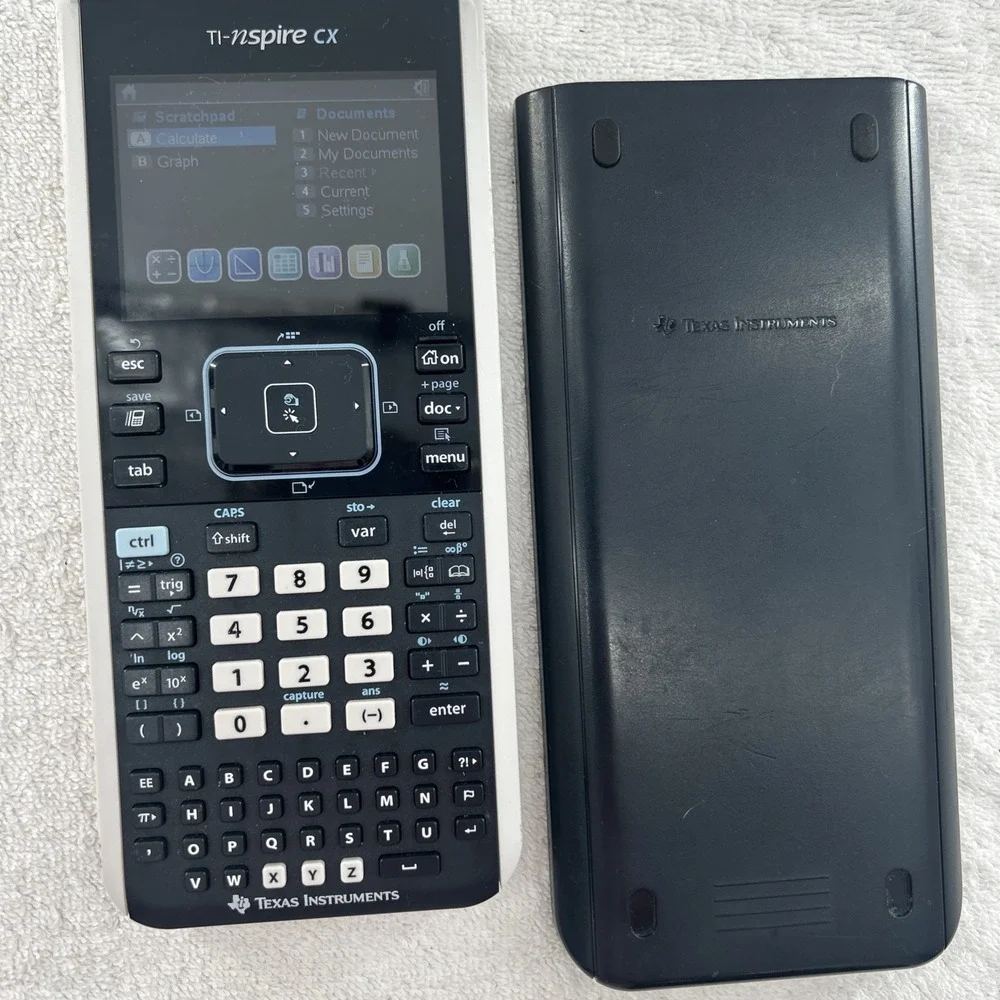 Texas Instruments Graphing Calculator TI-Nspire CX With Cover Fully Tested‎
